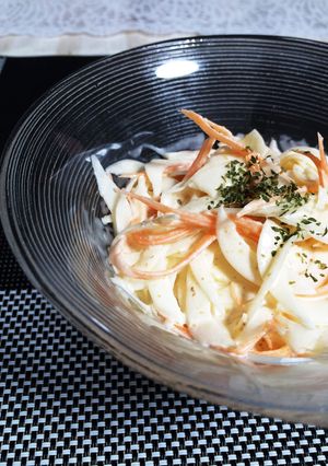 簡単＊♧新玉ねぎの胡麻マヨサラダ♧＊-レシピのメイン写真