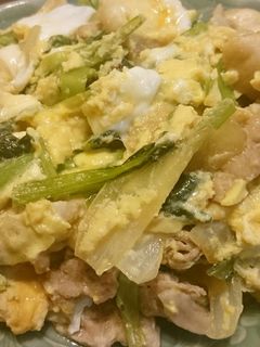 小松菜と麩の卵とじ-レシピのメイン写真