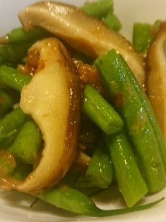 インゲンと椎茸の梅おかか和え-レシピのメイン写真