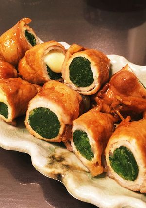 豚ロースのほうれん草とチーズの肉巻き-レシピのメイン写真