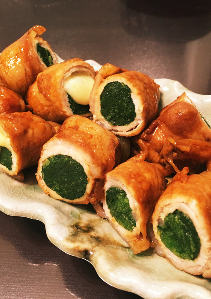 豚ロースのほうれん草とチーズの肉巻き-レシピのメイン写真