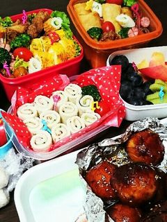 運動会、行楽、行事 弁当① 覚え書き-レシピのメイン写真