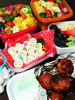 運動会、行楽、行事 弁当① 覚え書き-レシピのメイン写真