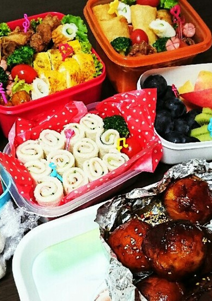 運動会、行楽、行事　弁当①　覚え書き-レシピのメイン写真