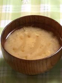玉ねぎと卵のお味噌汁-レシピのメイン写真