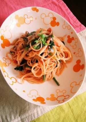 鍋一つで簡単トマトパスタ♡-レシピのメイン写真
