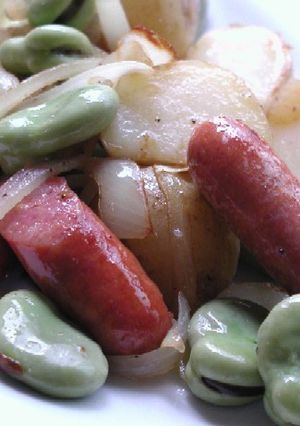 そら豆ジャーマンポテト-レシピのメイン写真