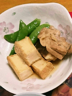 鶏とスナップエンドウの煮物-レシピのメイン写真