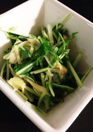 水菜と湯葉のおひたし-レシピのメイン写真