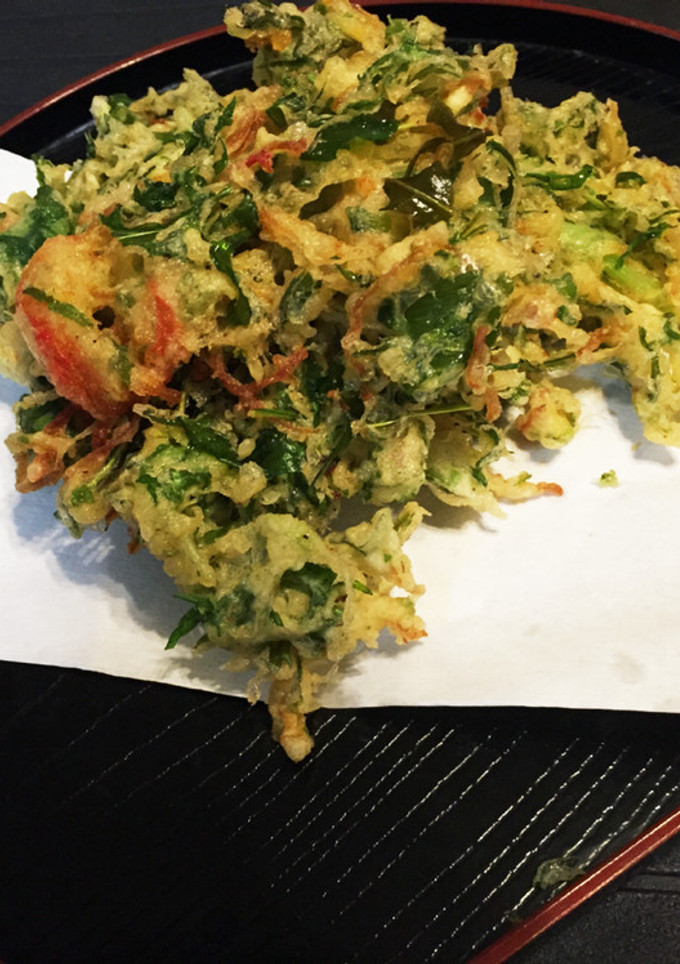 水菜とたけのこのかき揚げ-レシピのメイン写真