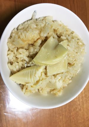旬なたけのこご飯 アマランサス入り♪-レシピのメイン写真