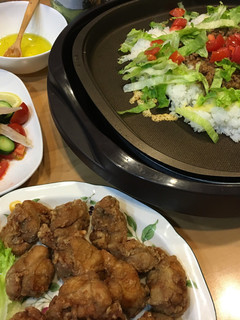 今日の晩ごはん♪タコライス-レシピのメイン写真