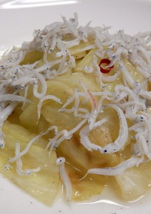 お麩とキャベツの和ぺぺ-レシピのメイン写真