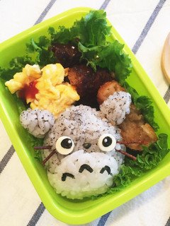キャラ弁 トトロおにぎり-レシピのメイン写真