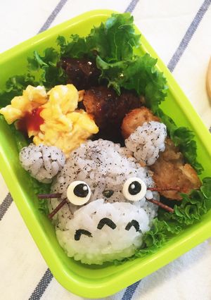 キャラ弁 トトロおにぎり-レシピのメイン写真