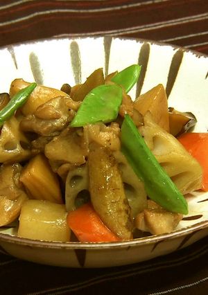 美人レシピ・加賀れんこんの筑前煮-レシピのメイン写真