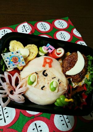写真つき☆ロールパンナ☆キャラ弁☆ミ-レシピのメイン写真