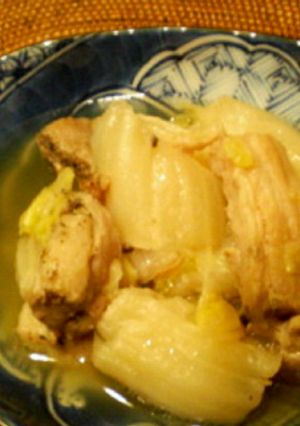 活力なべで。白菜と塩豚のスープ煮-レシピのメイン写真