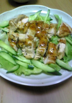 胸肉の梅照り焼き-レシピのメイン写真