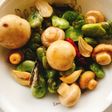 空豆とマッシュルームの和風アヒージョ