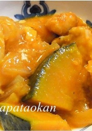 鶏肉とカボチャのピリ辛炒め煮-レシピのメイン写真