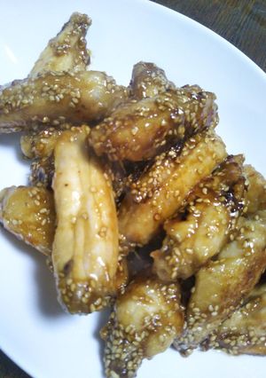 お砂糖不使用！鶏手羽中の甘辛炒め-レシピのメイン写真
