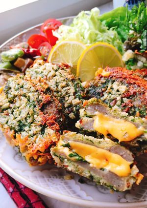衣は刻んだ油揚げ！低糖質黒はんぺんフライ-レシピのメイン写真