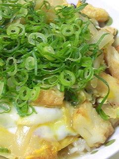 ゴーヤと笹かまぼこのふわとろ玉子丼-レシピのメイン写真