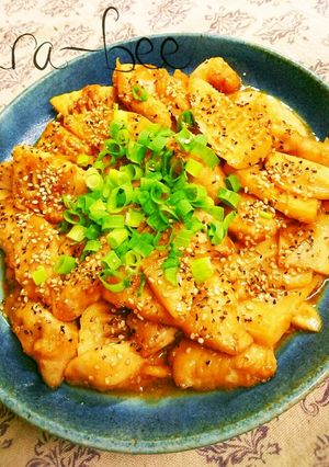 たけのこと鶏むねの胡麻マヨジンジャー-レシピのメイン写真