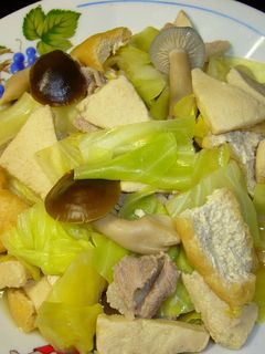 キャベツと凍み豆腐としめじの煮浸し-レシピのメイン写真
