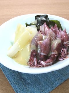 ホタルイカとうどの酢みそ和え-レシピのメイン写真
