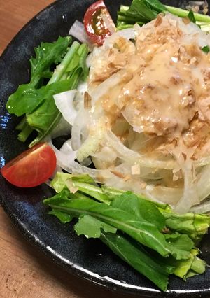 まるごと新たまねぎのサラダ♪-レシピのメイン写真