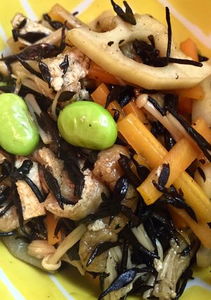 野菜たっぷりひじき煮♪-レシピのメイン写真