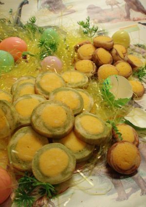 ゆで卵de恐竜の卵クッキー-レシピのメイン写真