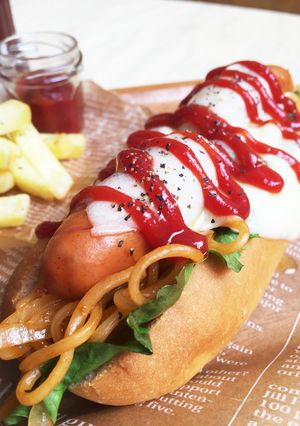 ナポリタン♪ごてあらチーズポードック！-レシピのメイン写真