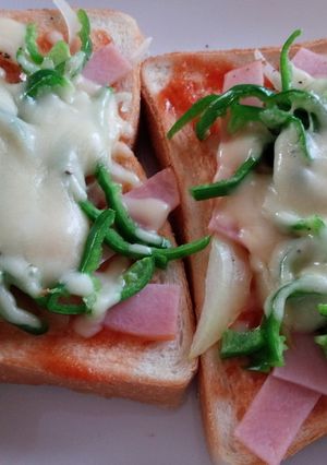 簡単ピザトースト-レシピのメイン写真