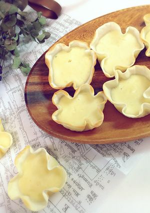 余った餃子の皮でズボラヨーグルトタルト♡-レシピのメイン写真