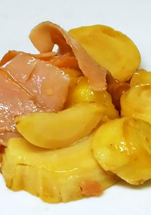 お弁当に！たけのことハムの甘辛炒め-レシピのメイン写真