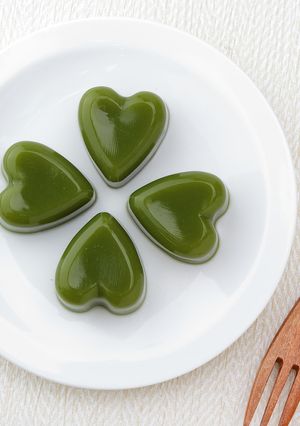 新茶の季節に【あんこ屋の抹茶水ようかん】-レシピのメイン写真