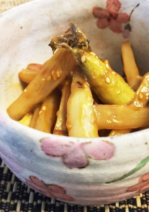 こってり味で食べやすい♡うどのきんぴら-レシピのメイン写真
