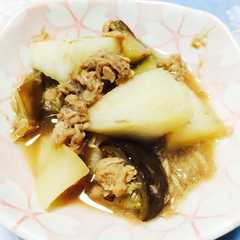 簡単！絶品♡なすと大根のツナ煮込み-レシピのメイン写真