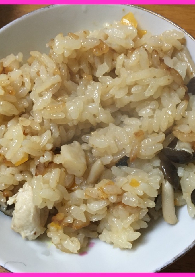 ♡炊き込みご飯(鶏肉としめじ)-レシピのメイン写真