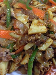 たけのこたっぷりカレー炒め-レシピのメイン写真