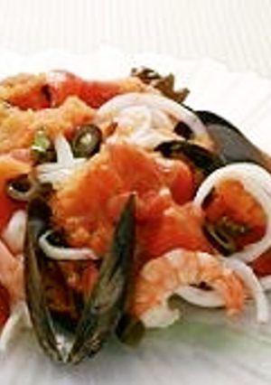 海鮮サラダの野菜ドレッシング-レシピのメイン写真