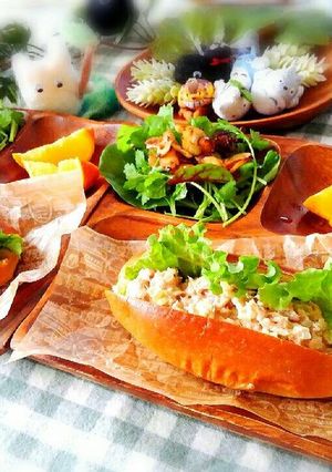 カフェ風　ツナのロールパン-レシピのメイン写真