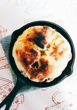 スキレットで。レーズン黒糖パン♪-レシピのメイン写真