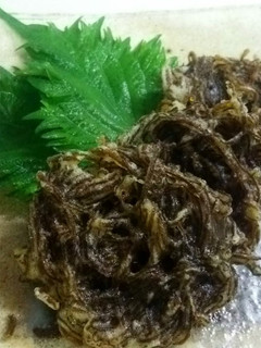 美味!昆布茶入り・もずくの天ぷら-レシピのメイン写真