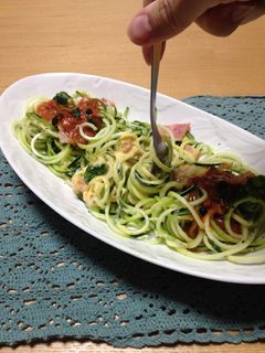 ベジヌードル ズッキーニ・トマトパスタ-レシピのメイン写真