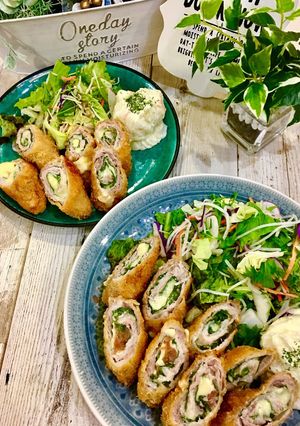 お弁当に♡梅と大葉チーズカツ〜作り置き-レシピのメイン写真