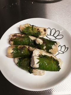 ささみしそ巻き焼き-レシピのメイン写真